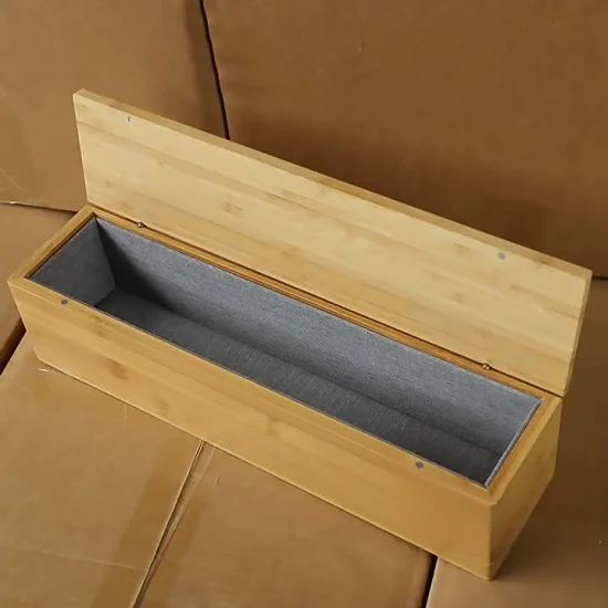 Изготовленная на заказ высококачественная деревянная коробка для духов в стиле ретро